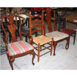 Lot of 4 Misc. Chairs