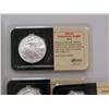 Image 2 : 2005 UNC Silver Eagles Dollars