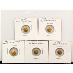 10-12K 1865 Gold Maximilian Coins (Times the Money