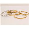 Image 2 : 14K Yellow Gold Filled Bangle Bracelets Collection