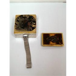 Vintage Buckle & Powder Box