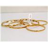 Image 2 : 14K Yellow Gold Filled Bangle Bracelets Collection