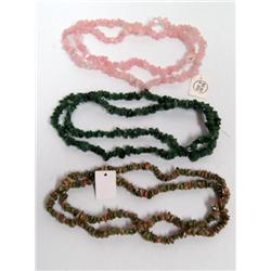 AAA Green, Pink & Multicolor Jade Strands