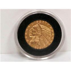 1909 5 Dollar Indian Head Gold Coin