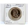 Image 1 : 1962-P Proof Franklin Half Dollar Light Cameo