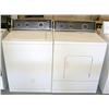 Image 1 : WASHER & GAS DRYER SET BY ROPER