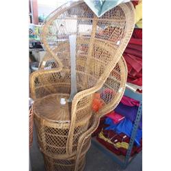 Set of two wicker chairs