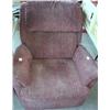 Image 1 : Red cloth rocker recliner