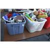 Image 1 : Table lot of miscellaneous household items