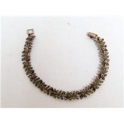 Sterling Silver Necklace With Marcasite