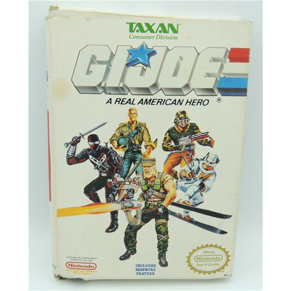 #10 Nintendo Nes Game G.I. Joe CIB Boxed