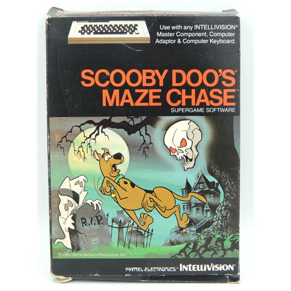 #12  Intellivision Scooby Doo's Maz Chase CIB Game