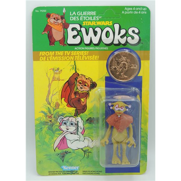 #16 Rare Kenner Star Wars Ewoks Dulok Canada Card