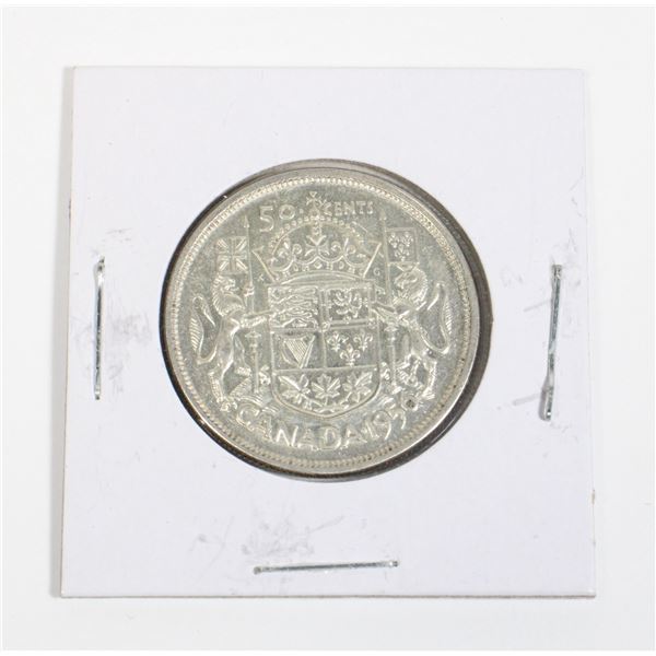 #24 1956 Fifty Cents Canada Silver Coin