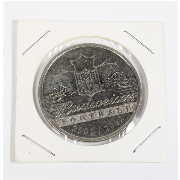 #66 2002 NFL Budweiser Football Bronco's Coin