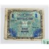 Image 1 : #86 1944 Allied Occupation German Money 1 Mark