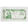 Image 2 : #93 Vintage McDonald's $1 Paper Money Token
