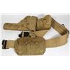Image 2 : #105 British WW2 Khaki Pistol  Holster + Belt