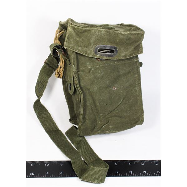 #108 Cold War Canadian Gas Mask Bag