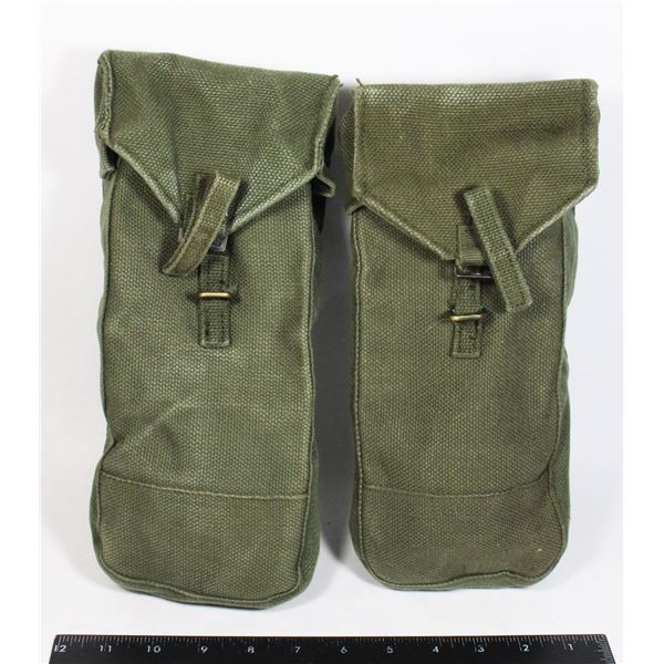 #118 Cold War Canadian Ammunition Pouch Pair