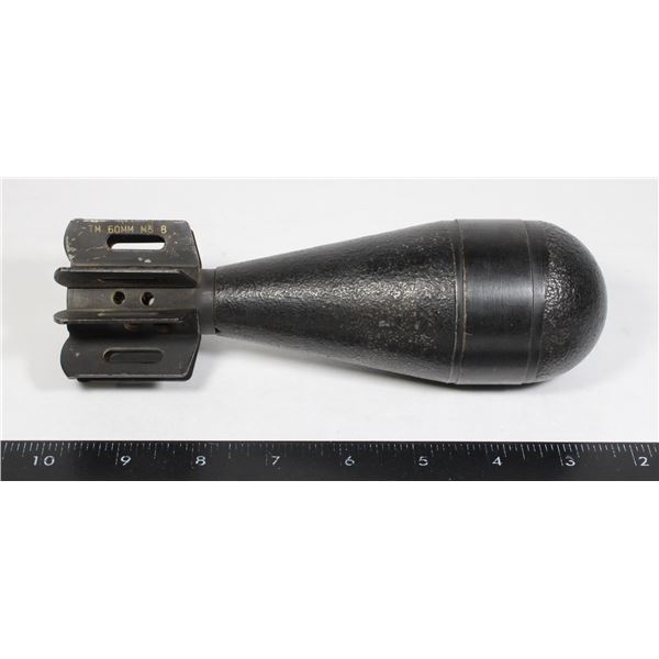 #121 Cold War Inert Military Mortar Round