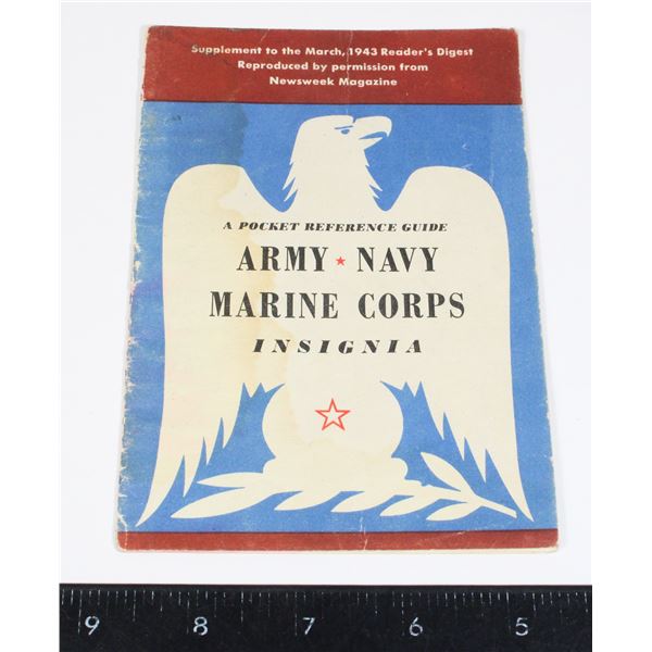 #132 WW2 United States Insignia Pocket Guide