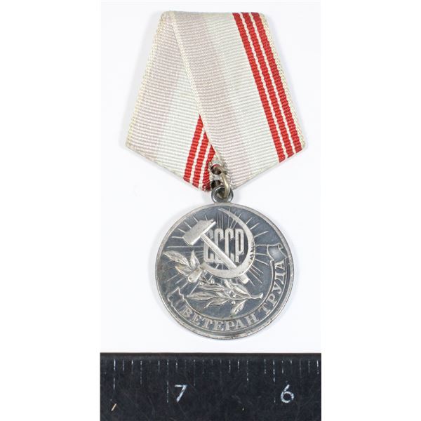 #139 USSR CCCP Soviet Veteran of Labour Medal