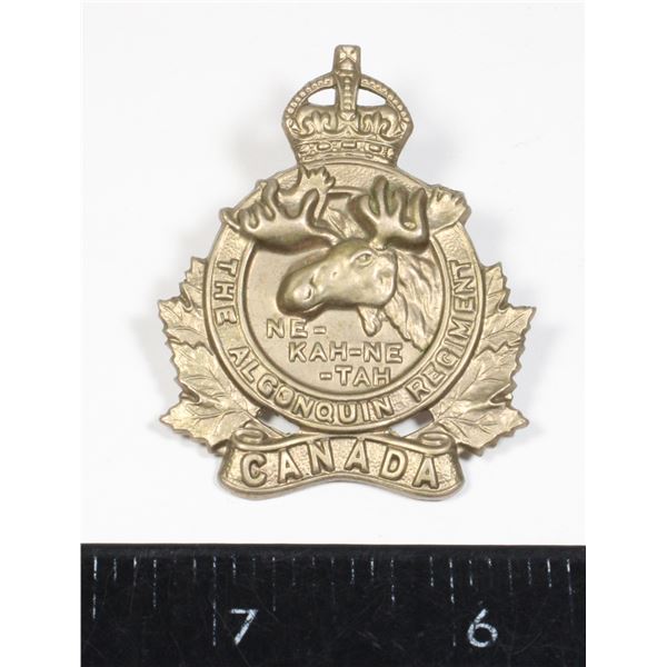 #146 WW2 The Algonquin Regiment Cap Badge