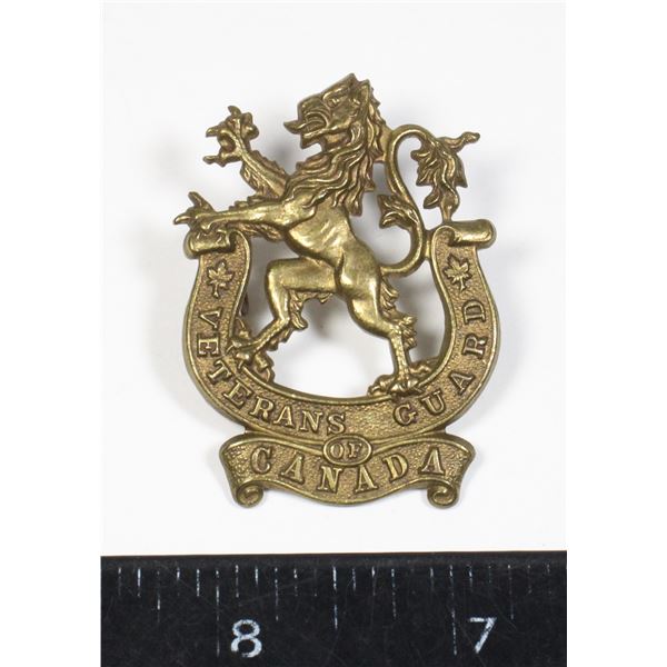 #147 WW2 Veterans Guard of Canada Cap Badge