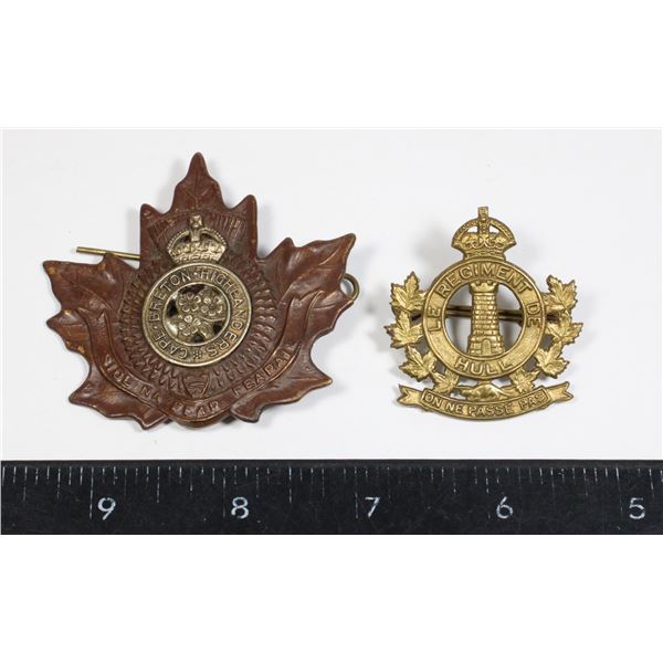 #157 WW2 Canadian Badges Cape Breton Highlanders