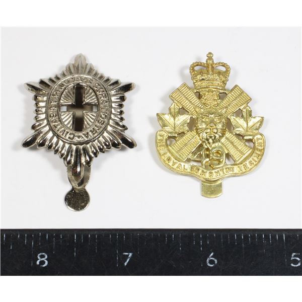 #160 Loyal Edmonton Regiment Cap Badge +