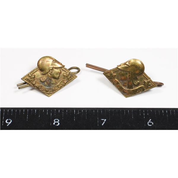 #161 WW2 Canadian Women's Army Corps Collar