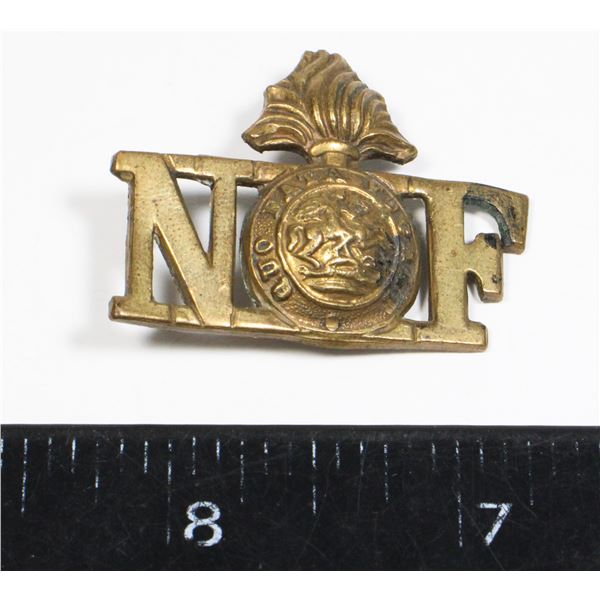 #164 WW2 Royal Northumberland Fusiliers Title