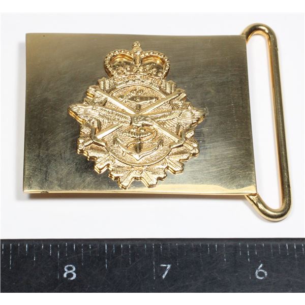 #173 Canadian Military Belt Buckle Brass