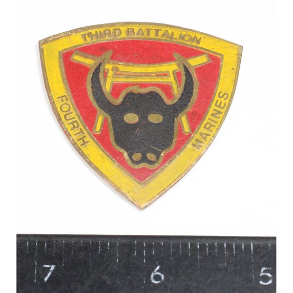 #175 US Third Battalion Fourth Marines Crest