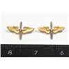 Image 1 : #178 WW2 USAF USAAF  Collar Badge Pin Set
