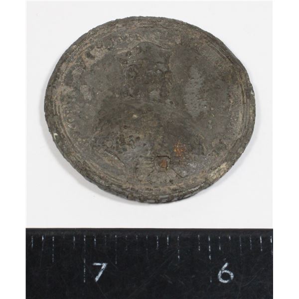 #189 Antique Religious Medal Token European