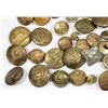 Image 2 : #192 Large lot 70 WW1 WW2 Buttons Assorted