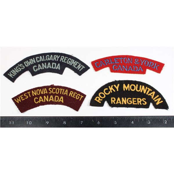 #199 Title Lot King's Own Calgary Regiment Canada