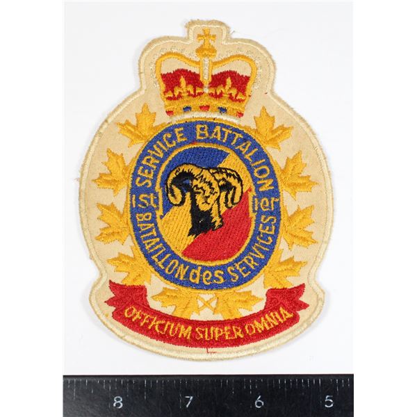 #207 1st Service Battalion Crest Patch Canada