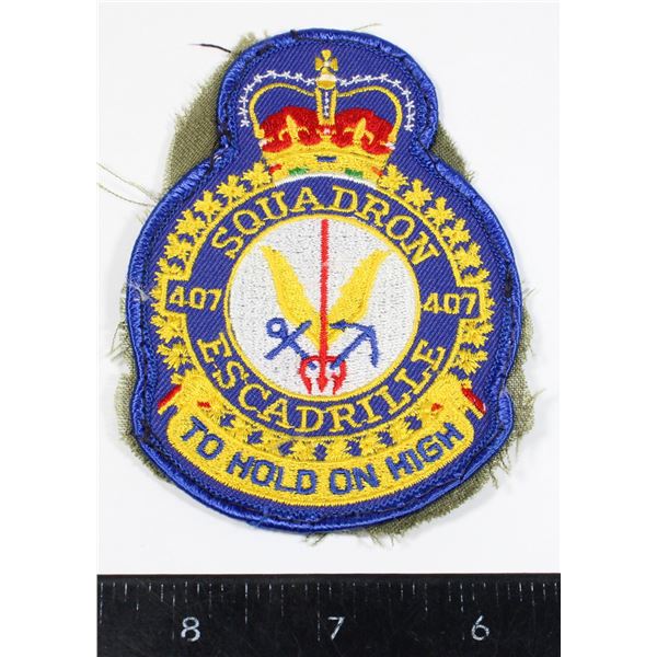 #208 407 Squadron RCAF Patch Crest