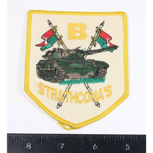 #210 Strathcona's B Crest Patch Armoured Tank