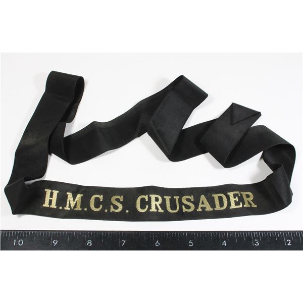 #211 HMCS Crusader Royal Canadian Navy Cap Tally