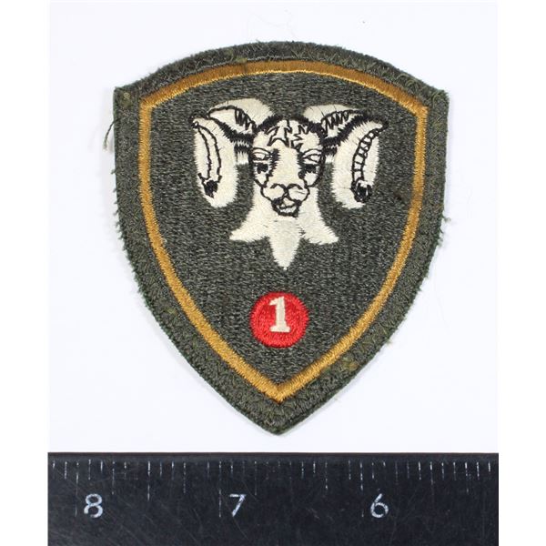 #212 Canadian 1st Brigade Divisional Uniform Patch