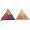 Image 2 : #217 Lot of 2 United States Army Armoured Patches