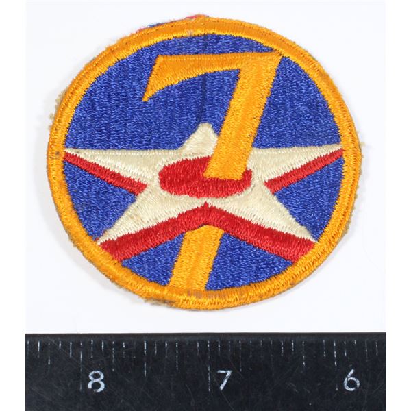 #219 WW2 7th USAAF Patch Crest United States