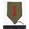 Image 1 : #227 US Army 1st Infantry Division Patch Big Red 1