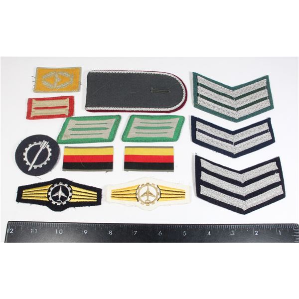 #229 Large Lot German Cold War Patches Insignia