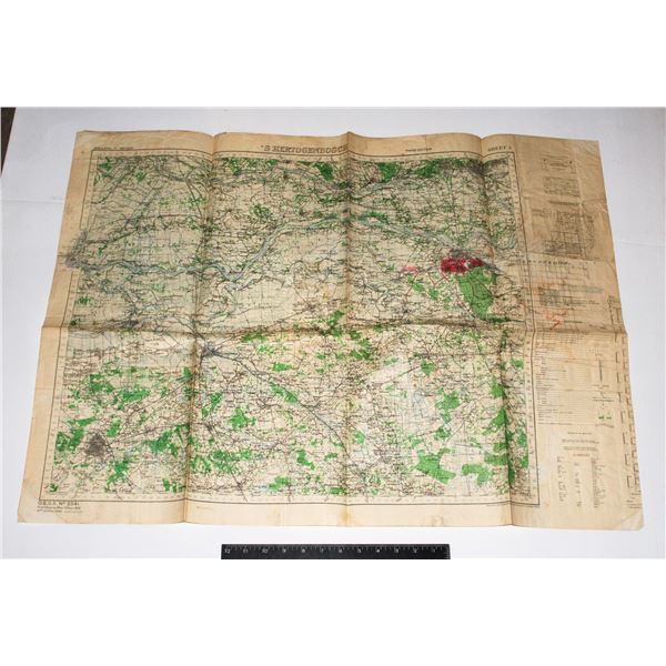 #234  WW2 British Military Map S-Hertogenbosch
