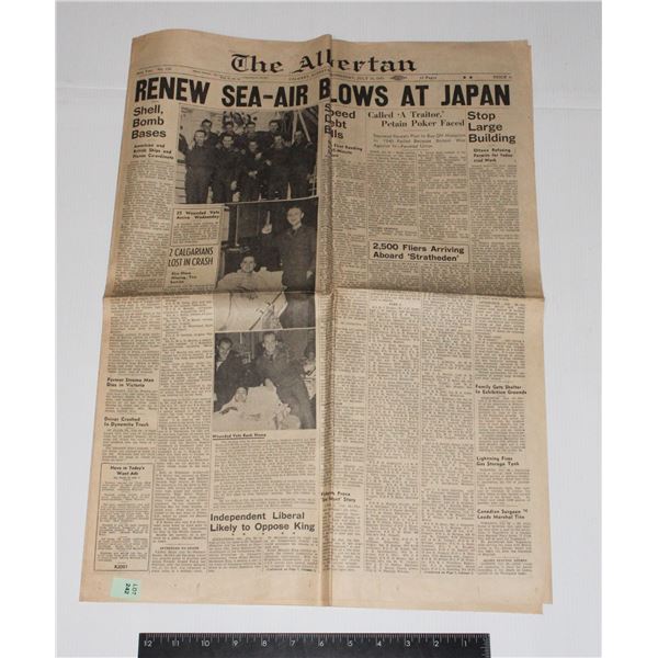 #242 WW2 July 25th 1945 The Albertan Newspaper